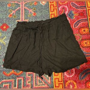 Banana Republic Black Textured Shorts